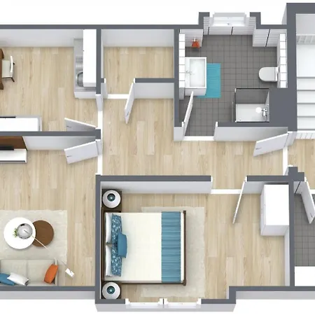 Feddersen Living Kernsanierte Ferienwohnungen - Gemuetlich - Netflix - Voll Ausgestattet - Zentral Brunsbuttel Room photo
